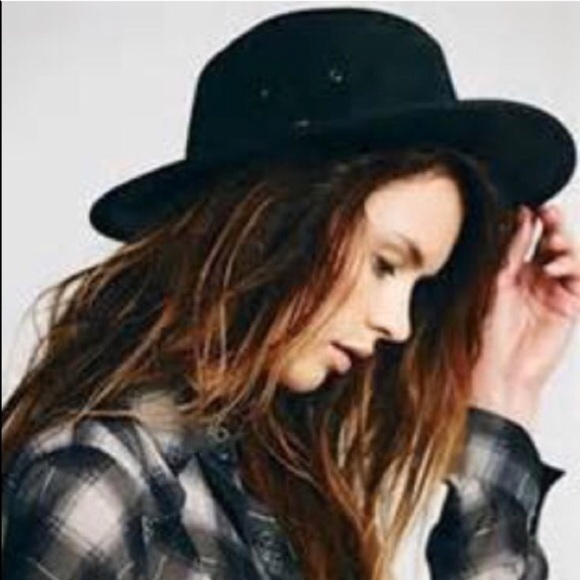 Free People Henschel Leather Hat NWOT - Picture 2 of 4